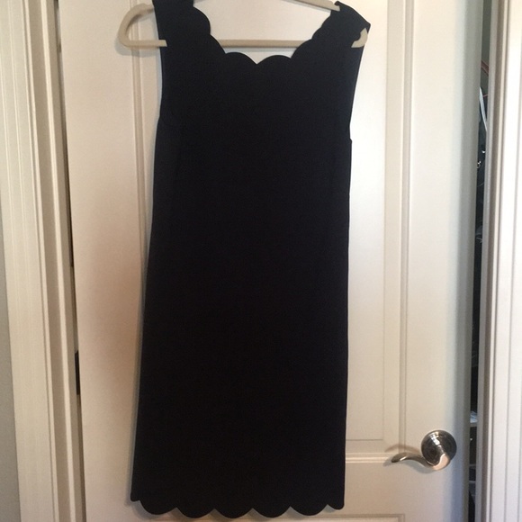 J. Crew Factory Dresses & Skirts - J CREW Navy Sheath Dress. Scallop neck and hemline